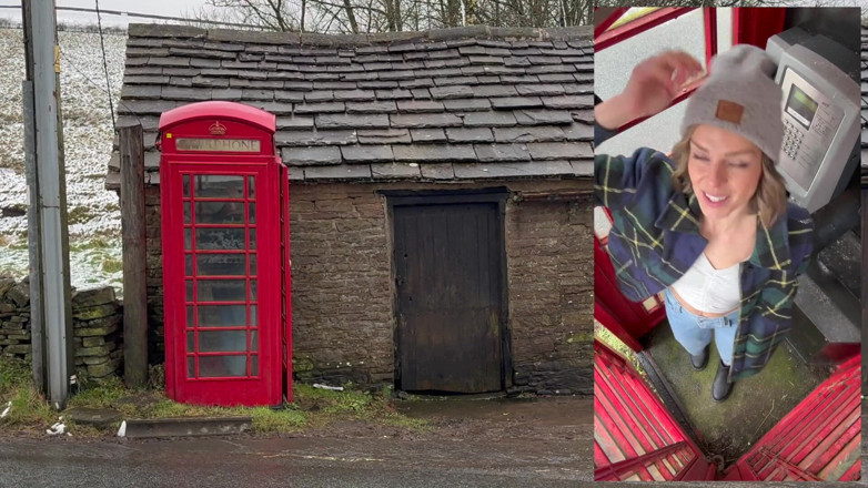 Serenity Cox: Cumming Hard in the Red Telephone Box with Lush Remote...