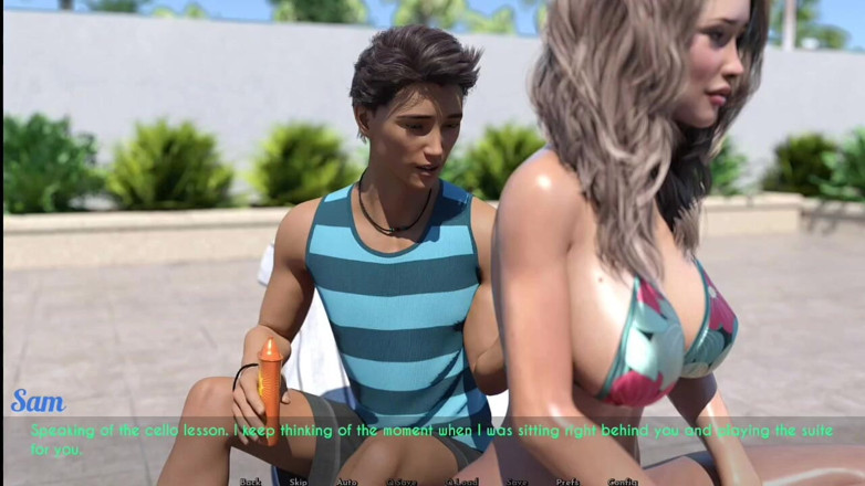 Johannes Gaming: AWAM # 38 Sophia se joacă cu ea la piscină