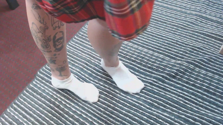 Abby Anna: Calcetines bonitos blancos