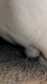 She Skillfully Sucks My Big Clit and I Cum Quickly