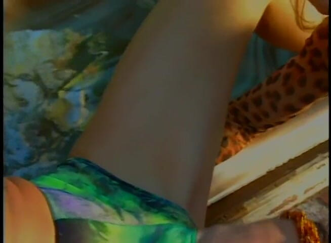Vintage Usa: Vintage lésbicas lambendo buceta dildo penetraram na piscina
