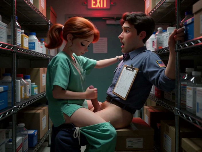 My night collection: The Blowjob-giving Nurse, Famous Among Doctors and Nurses, Relieves Them...