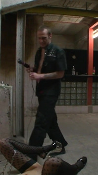 German hot blonde BDSM slave girl
