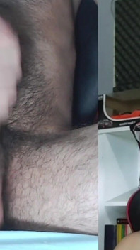 Masturbating Big Penis 4 Minutes, Look at the Face of Pleasure