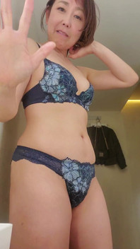 Japanese MILF Shares Her Thoughts in Lingerie After Finishing a Video Shoot