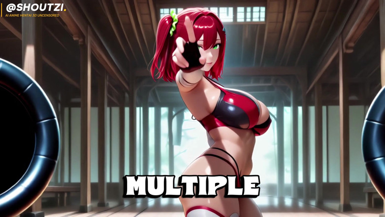 Shoutzi Anime Hentai3D Uncensored: Double Glory Hole for Fans - Kneeling Cum-face Slut Services Both...