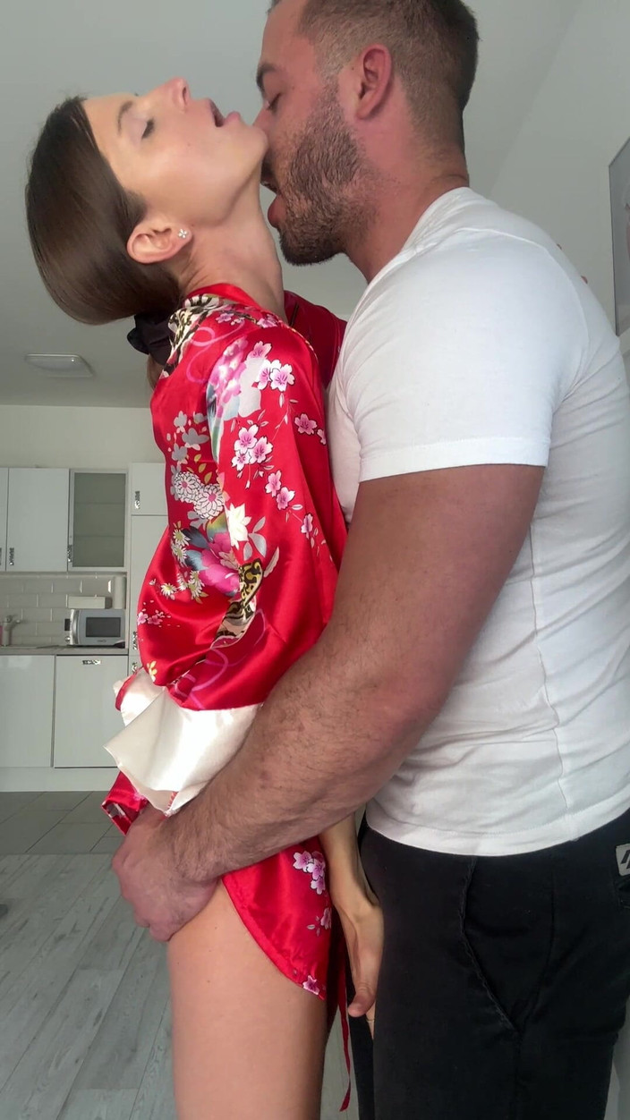 Gina Gerson: Japaness role play boquete e CIM com Adam Costa