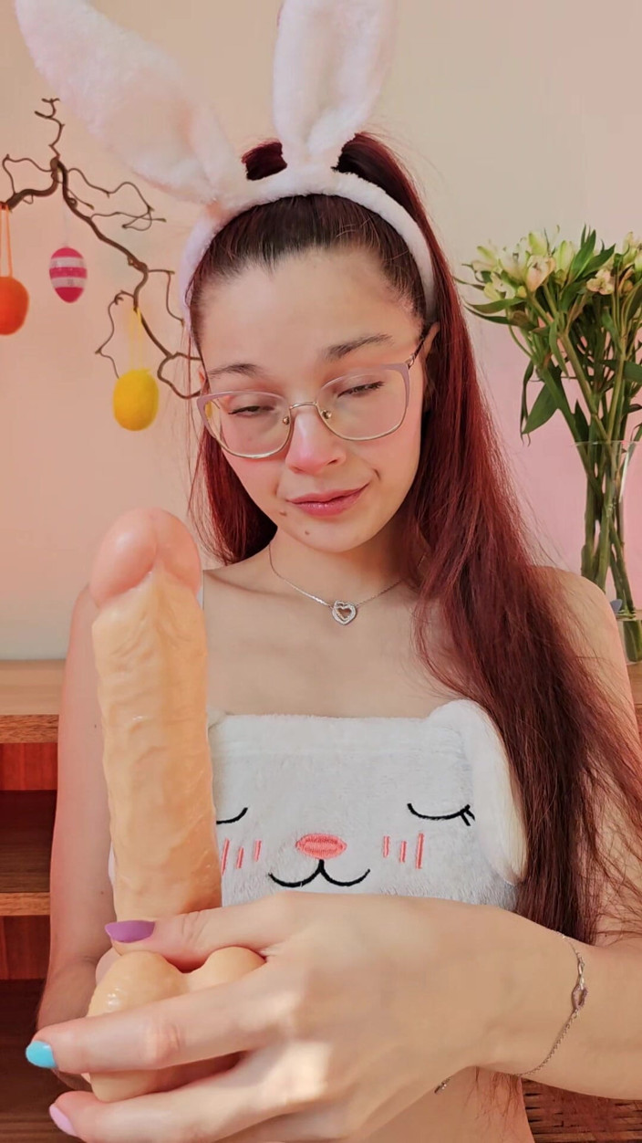 petitesubkitten: Easter JOI - Your Redhead Bunny Guides Your Strokes for a...