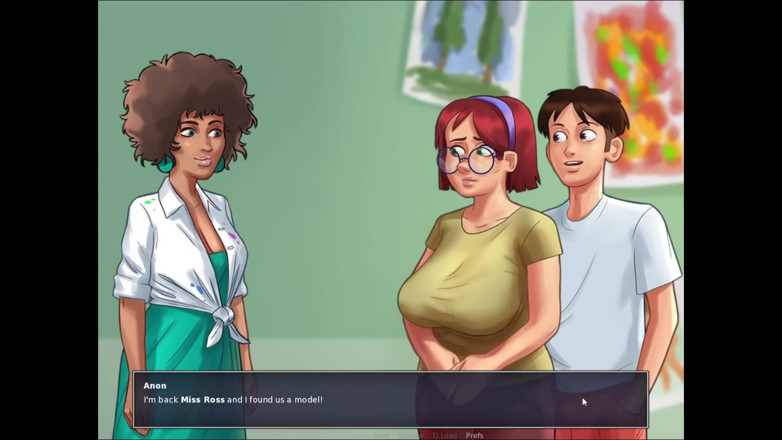 LewdArcade: Letní sága Miss Ross Animation Collection [část 33] Nahá sexuální hra Hra [18+]...