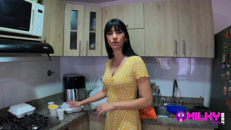 Milky Peru: Domestic Helper Perverted Boss Takes Advantage of Her Situation - Yenifer...