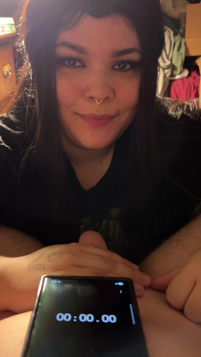 MyPrejacBoyfriend: Timed Blowjob! He Wanted to Last 2 Minutes so Badly