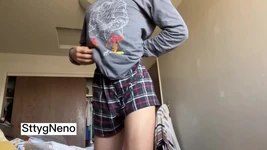 My Cute Girlfriend Is Modeling Me Before Fucking Her Tight Virgin Pussy