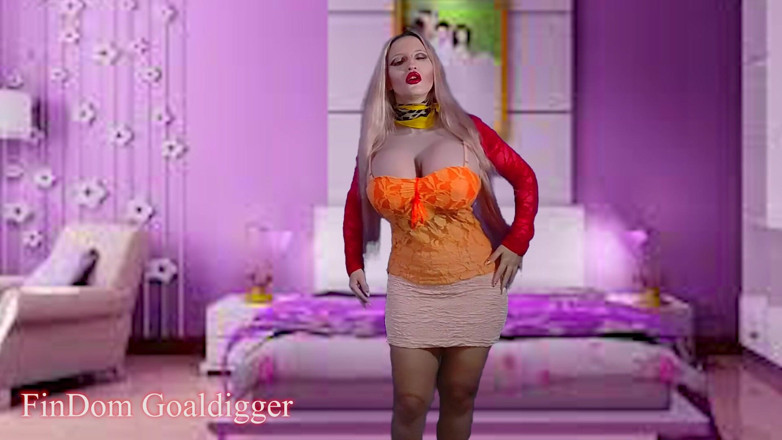 FinDom Goaldigger: Bi-training show off