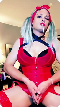 Sexy fetish fumando xo