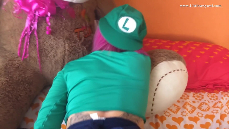 Littlesexyowl: Innocent teen cosplay girl, my stepsister greets me with a...