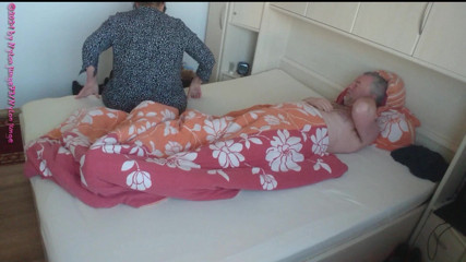 NylonjungeCarmen: Hot sex meeting with fat MILF 1 ** undressing **