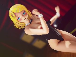 Mmd anime girls: Mmd R-18 anime cô gái khiêu vũ sexy clip 262