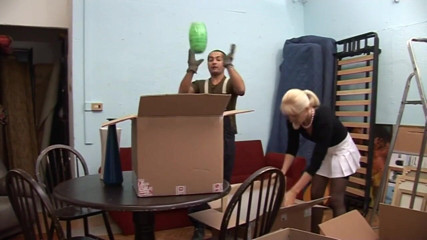 Don't say a word: Hot blonde milf roughly fucked by young bad guy