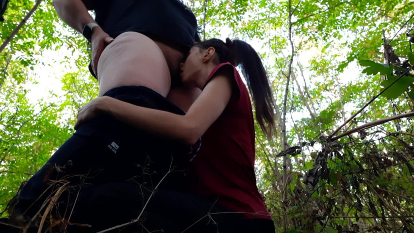 I Fuck My New Girlfriend Hard in the Forest in the Mouth - Lesbian-candys (Lesbian-candys)