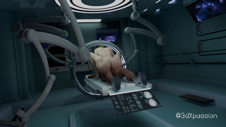 3dxpassion-transgender: Cryolab Secrets - la bellezza 18enne yuna cavalca in Cowgirl, lo prende...