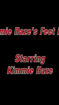 Lizanie pięknych stóp Kimmy Haze