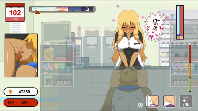 NSFWOtaku: Hentai-spiel - handwerker-legende - vollbusige ladenhüter-sexszene
