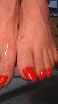 Piss Dripping off Toes