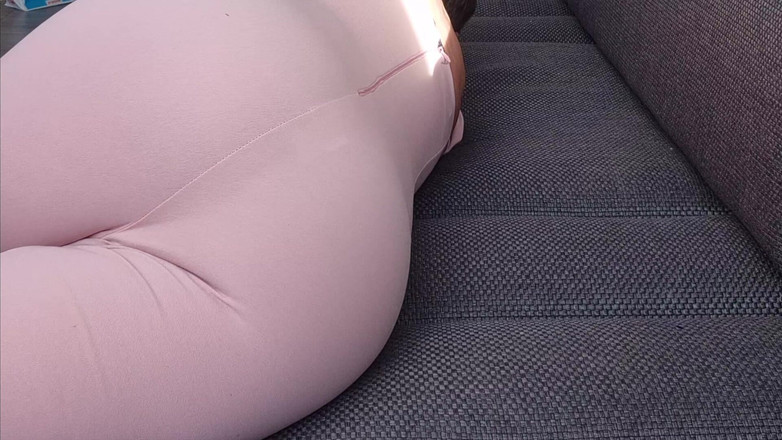 SavageHeater59: Look at My Cute Ass My New Sexy Pink Combi