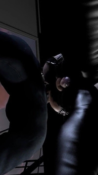 Futa shemale scopa Futa shemale in bondage cazzo in piedi