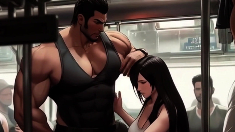 Spicy Toons: Tifa Always Meets the Most Interesting People on the Midgar...