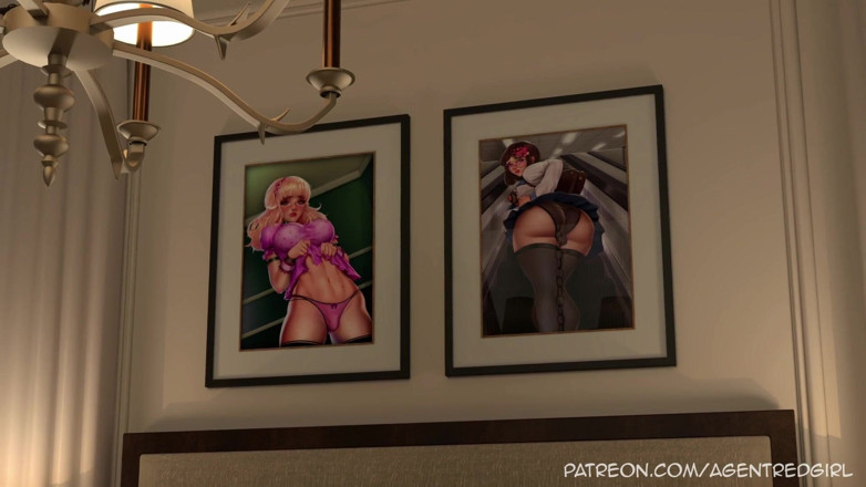 Agent Red Girl: Double nichons
