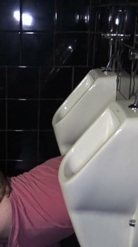 Slut Fucked Raw in Public Toiles by Arab