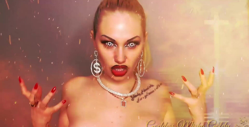 Goddess Misha Goldy: Adakah awak percaya kepada Tuhan kecil bogel awak? tidak Anda...