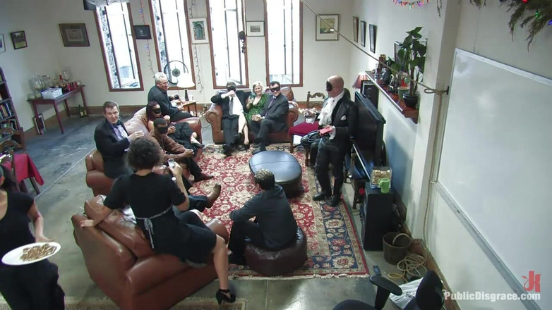 Public Disgrace by Kink: Classic Archive Shoot: the Dinner Party