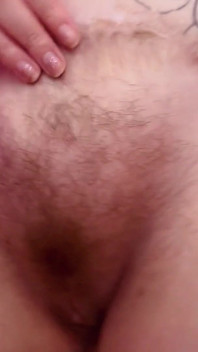 Minha buceta peluda close-up
