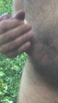 Solo Man Is Cumming in Tho Wood