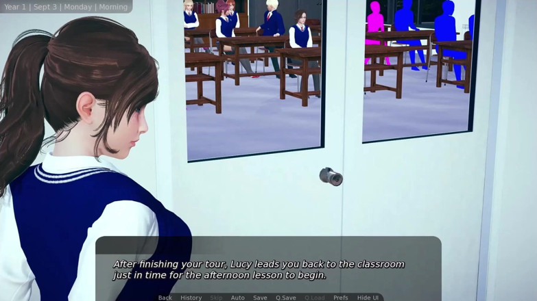 Visual Novels: Затишне кафе, частина 5 - який розмір вашого бюстгальтера?