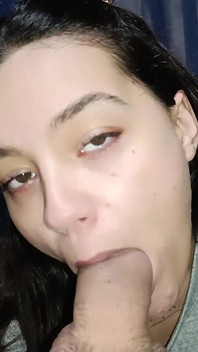 POV: Krásná Argentina Kouří Velký Penis až Do Konce