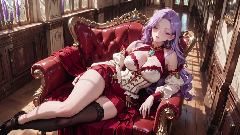 Tay Swift X: Purple Queen in Royal Gown