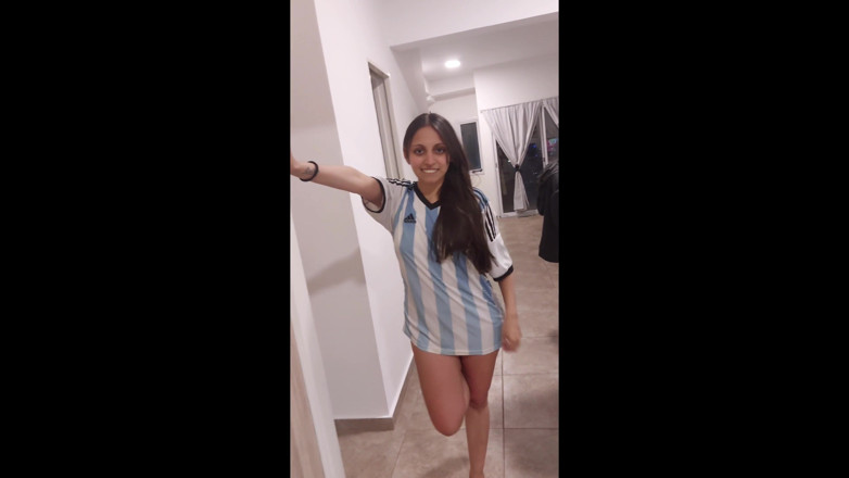 LoverDevilx: Argentina campeona de América - gran fan de culo es follada...