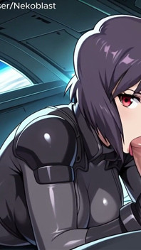 Motoko Kusanagi Ghost trong shell gangbang ai