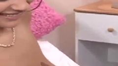 Slutty brunette teen Julisa Delor sucks and fucks a hard cock dry