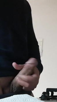Jerking off My Cock in the Kitchen