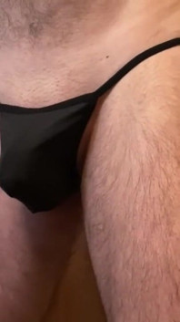 Sunday Morning Black String Bikini