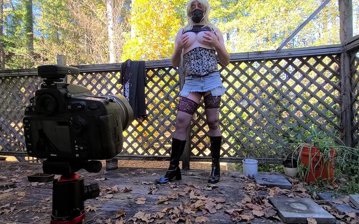 Jon Screcrow: Travestiet Jon Scarecrow Bts fotoshoot