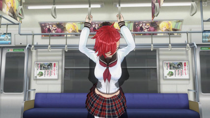 H3DC: 3D HENTAI สาวมหาลัยผมแดงโดนเย็ดตูดในตู้รถไฟ