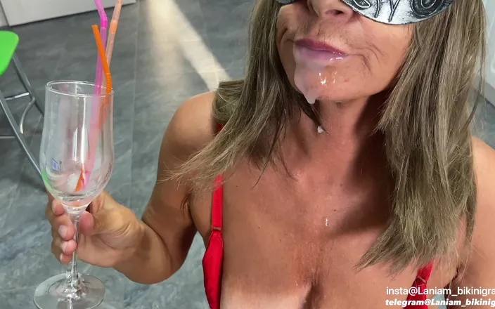 Ladyloveyoung60: Stepmom Swallow Bukkake 4 Days Long Load Fetish
