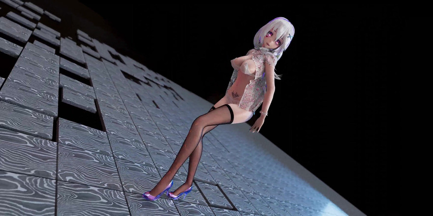 MikuMotion: [mmd] Stoking Hitam Tubuh Aduhai; Stoking Putih; Lingerie; Striptis