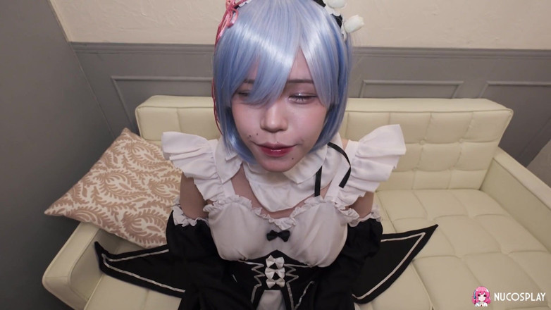 Nu Cosplay: Fată asiatică cu fundul gras Miu Akino este bătut tare