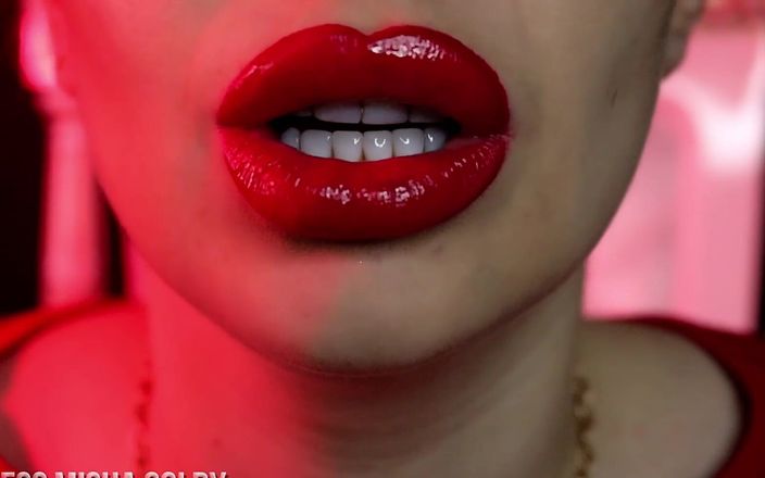 Goddess Misha Goldy: Treinamento para vício em lábios! Torne-se totalmente lavado pelo cérebro!...
